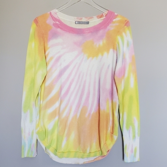 In2 by InCashmere Tie Dye Knit Long Sleeve Sweater - Picture 4 of 9